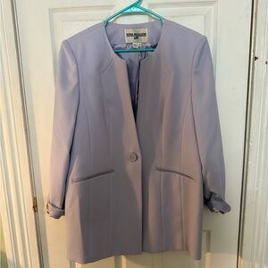Vintage lilac oversized blazer